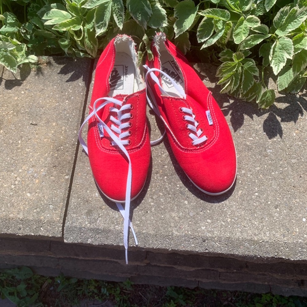 Red vans!
